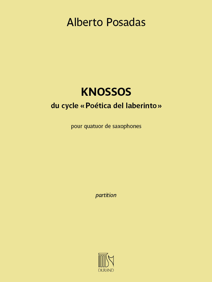 Knossos 4 Saxophone / du cycle 