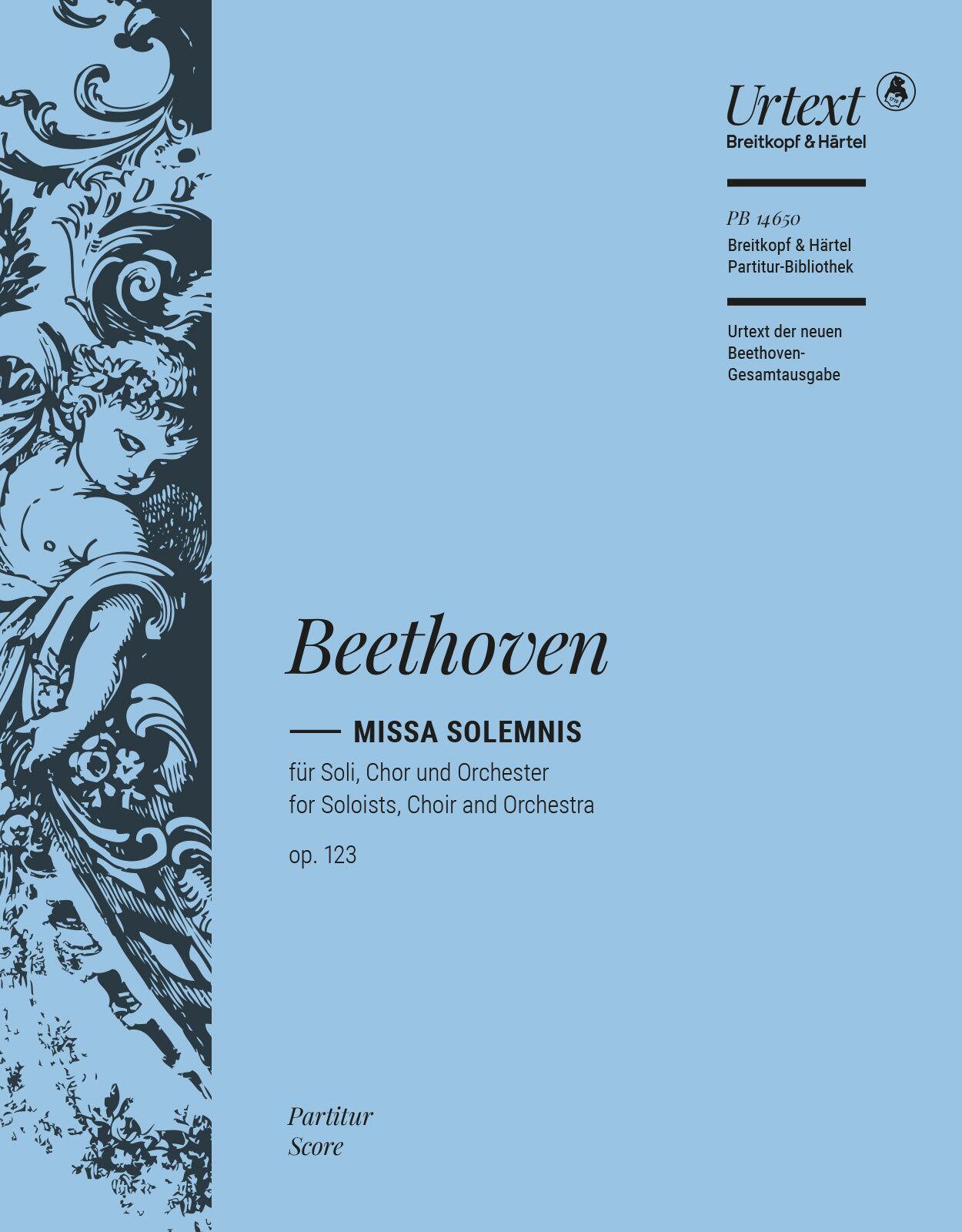 Missa Solemnis D-Dur Op. 123 Soloists, Mixed Choir and Orchestra Breitkopf Urtext Edition : photo 1