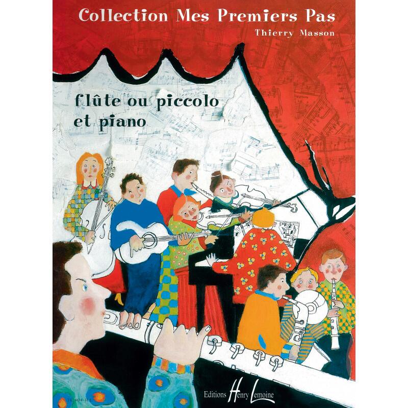 Henry Lemoine Mes premiers pas Flöte und Klavier : miniature 1