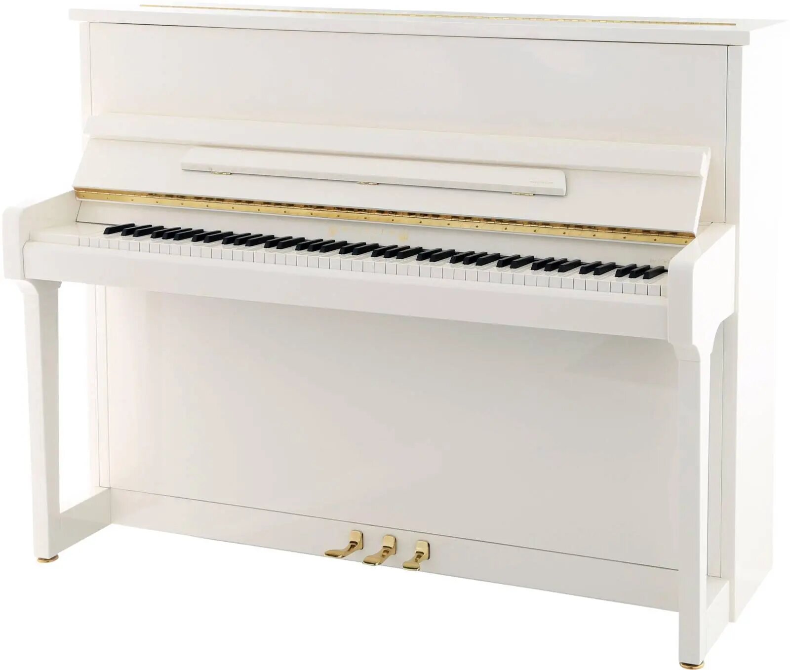 Schimmel W114 Tradition Glossy white + TwinTone silencer system : photo 1