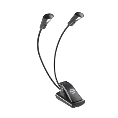 K & M 12243 K&M Double LED FlexLight - clip et piles AAA