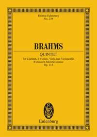 Clarinet Quintet In B Minor Op.115 String Quintet Miniature Scores : photo 1