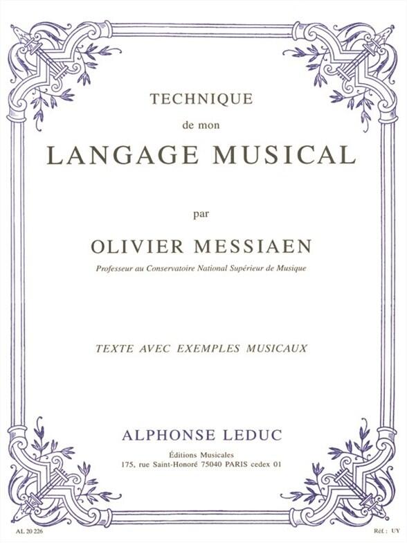 Alphonse Technique de mon Langage Musical Study Guide : photo 1