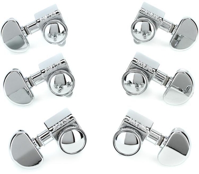 Gibson Grover Tulip Locking Machine Heads Chrome