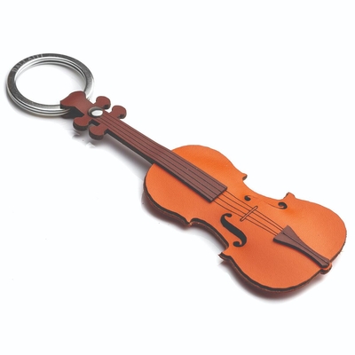 Italian Leather Keyring Italian leather keyring - Violin