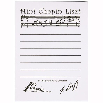 Sticky Pad Chopin Liszt - Mini shopping list