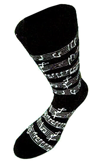 Music Gifts Company Socks Manuscript -  One Size 6-11 UK/40-45 EU : photo 1