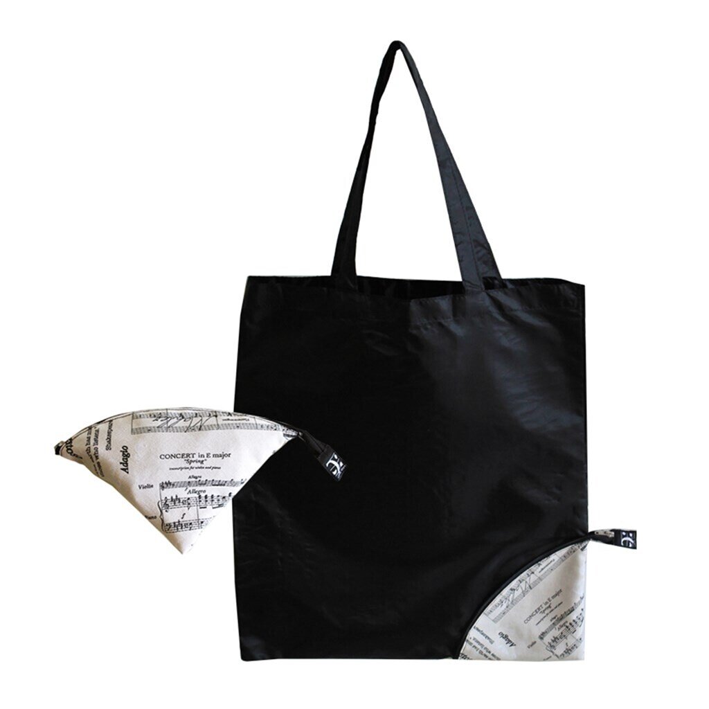 Music Gifts Company Folding Shopping Bag - Tote Bag repliable (37x31xm avec anses 25cm) : photo 1
