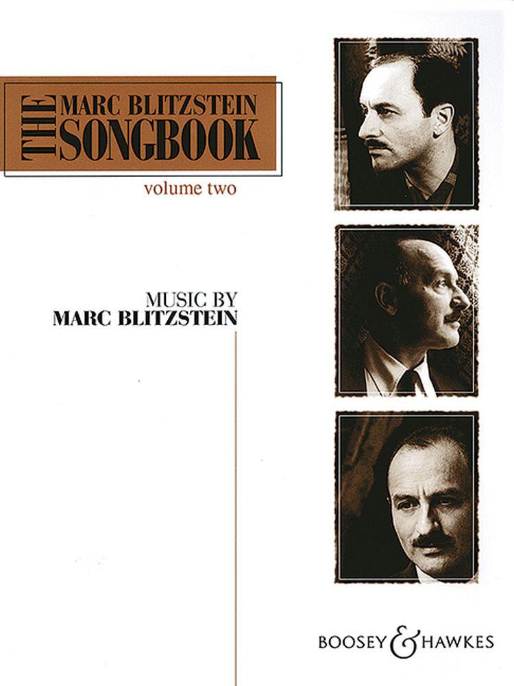Boosey and Hawkes The Marc Blitzstein Songbook Vol. 2 Vocal and Piano : photo 1