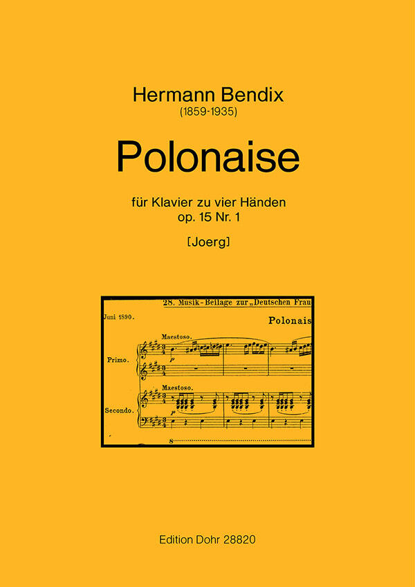 Polonaise op.15/1 Piano 4 Hands : photo 1