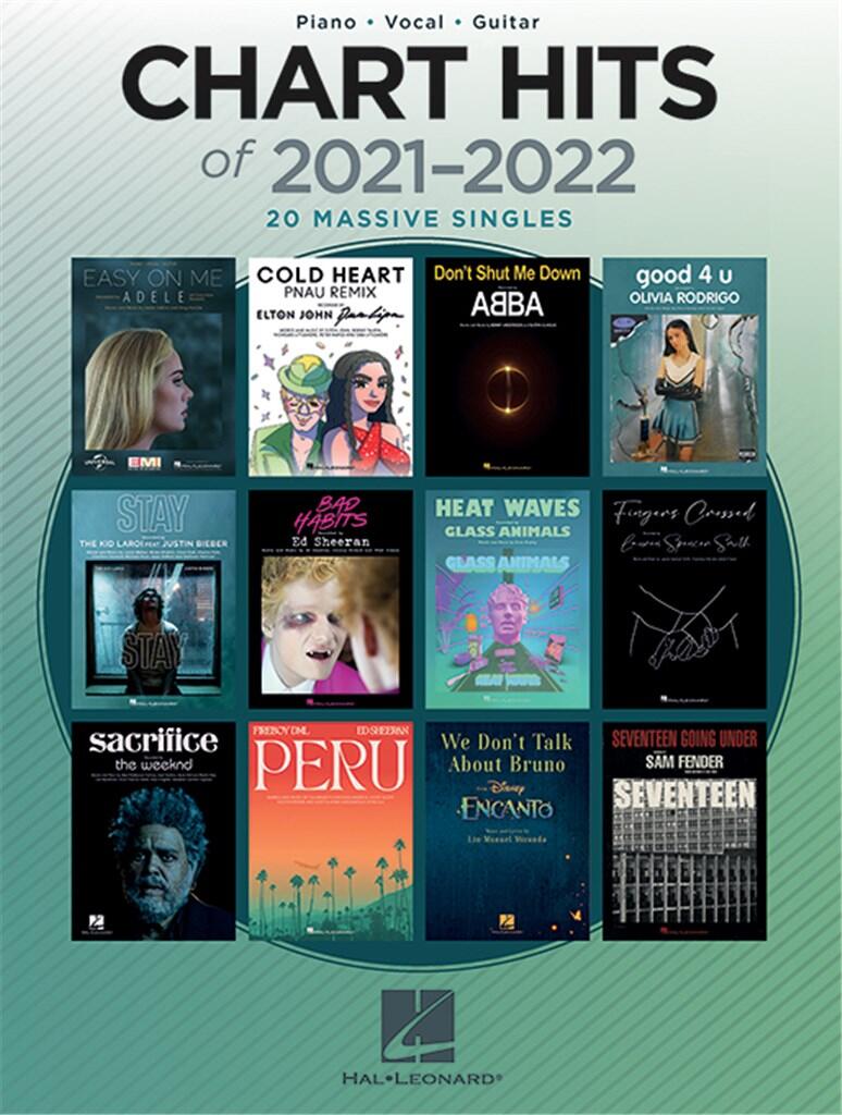 Hal Leonard CHART HITS OF 2021-2022 - 20 massive hits from 2021-2022 Songbook : photo 1