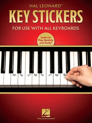 Hal Leonard Key Stickers Piano Keyboard or Organ Piano Instruction / EZ Play Today Accessories