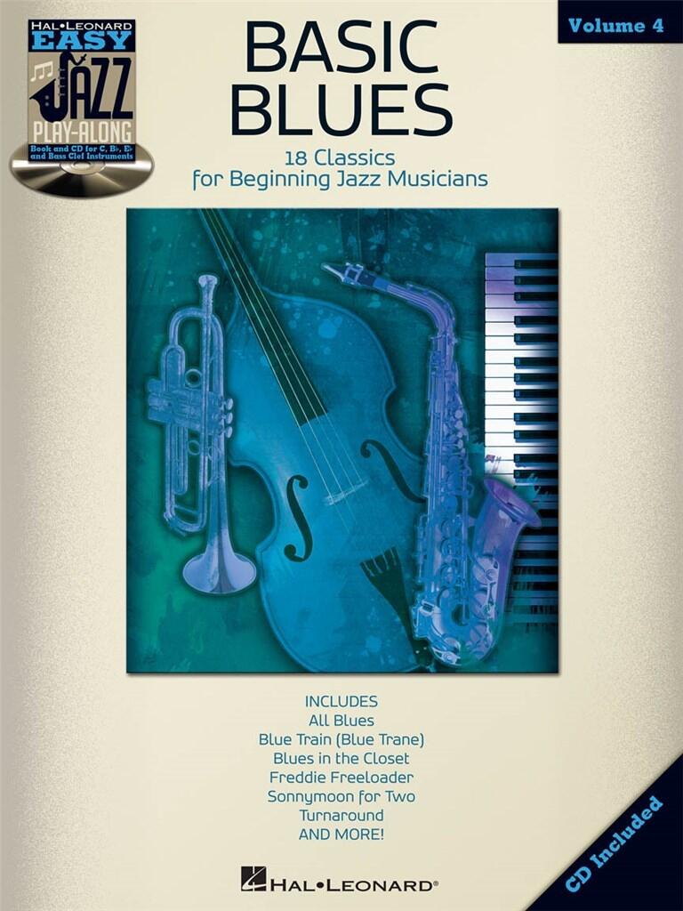 Basic Blues Flute, Violin, Guitar, Clarinet, Trumpet, Saxophone, Trombone, Chords Easy / Easy Jazz Play-Along Volume 4 : photo 1