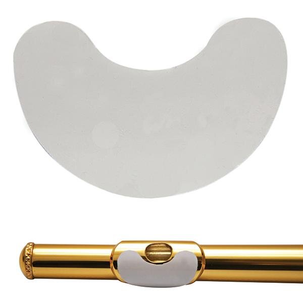 BG Protége-lèvre pour flûte traversière, anti-glisse, blanc - sachet de 3 : photo 1