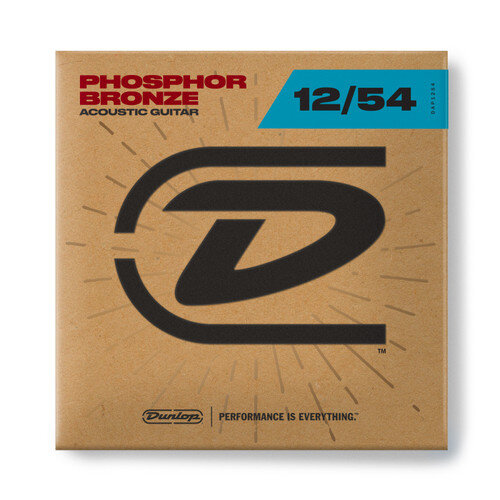 Dunlop Phosphor Bronze .012-.054 Round Wound, Light : photo 1