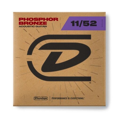 Dunlop Phosphor Bronze .011-.052 Round Wound Medium Light