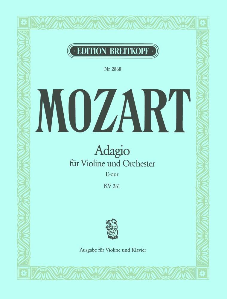 Adagio E-dur KV 261  Wolfgang Amadeus Mozart  Friedrich Hermann Violine und Klavier : photo 1