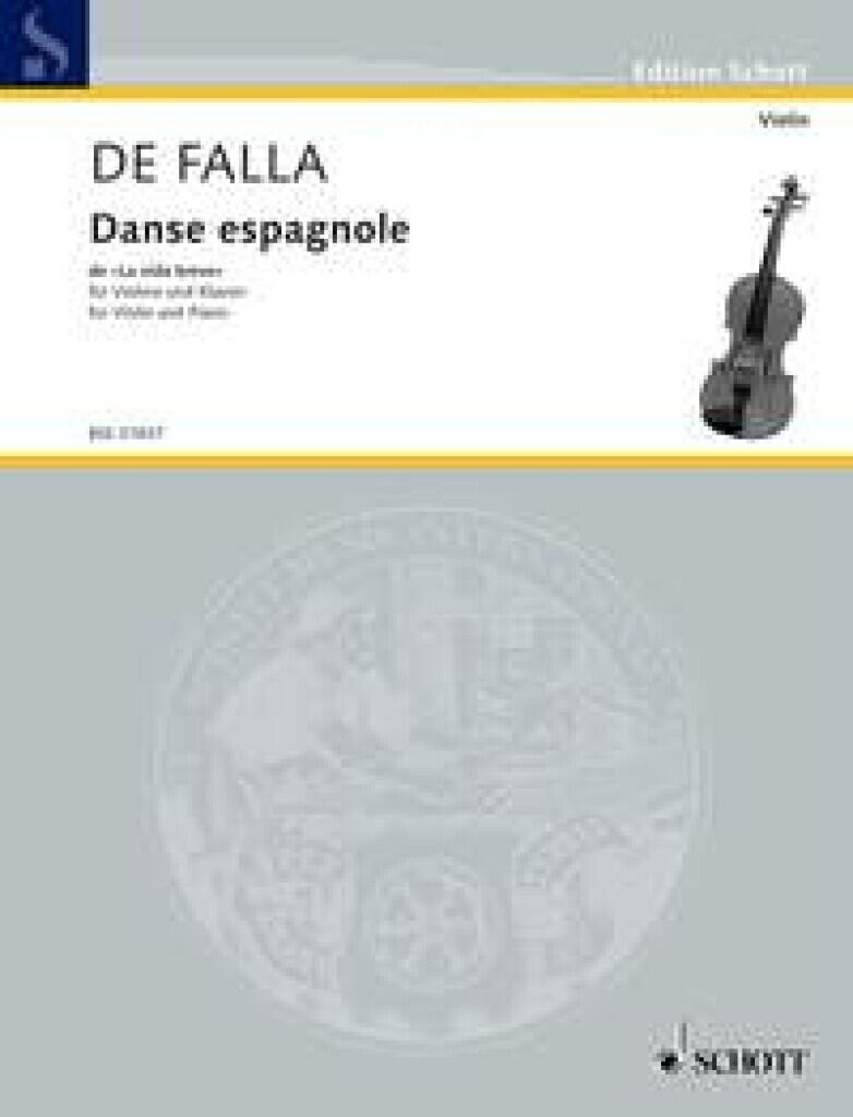 Danse Espagnole (Vide Breve)  Manuel de Falla Fritz Kreisler  Violine und Klavier : photo 1
