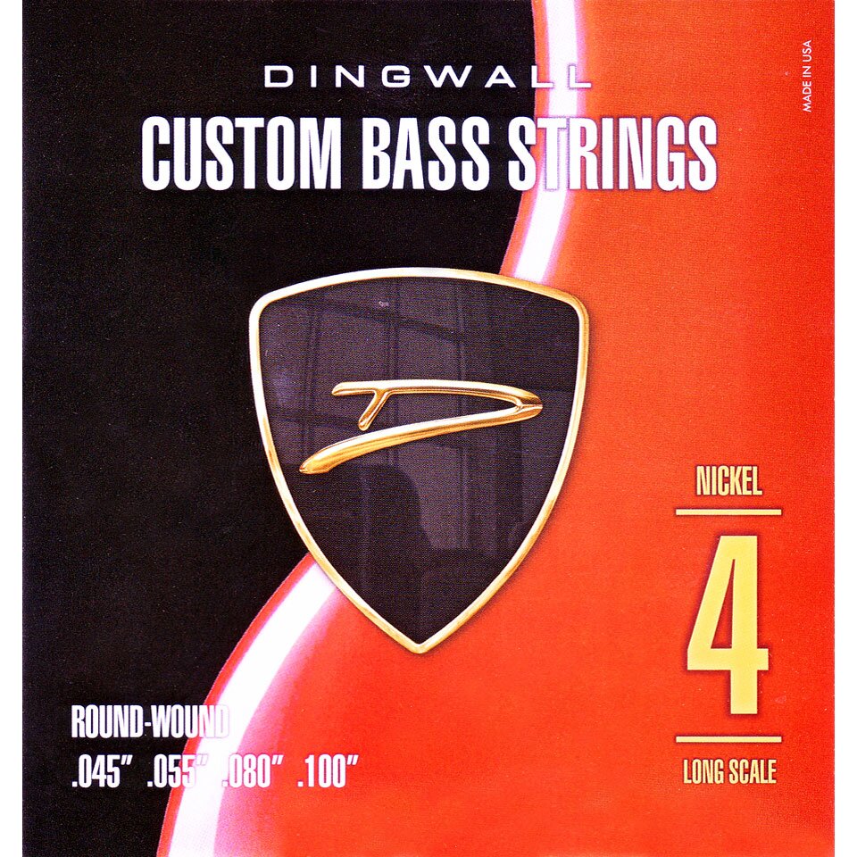 Dingwall Jeu de cordes long scale 4 cordes nickel .045