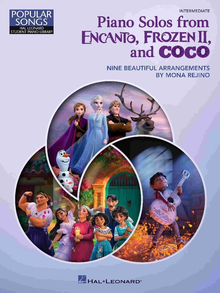 Piano Solos from Encanto Frozen II and Coco Nine Beautiful Arrangements by Mona Rejino Hal Leonard : photo 1