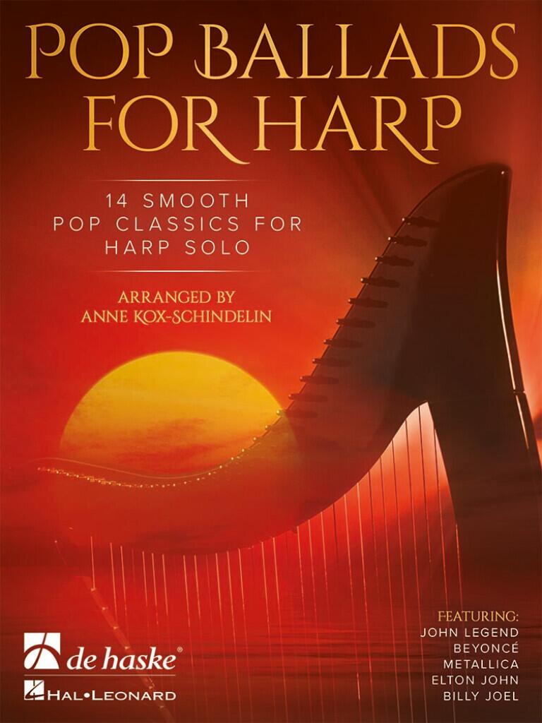 Pop Ballads for Harp 14 smooth pop classics for harp solo  Anne Kox-Schindelin  Harfe English-German-French-Dutch / 14 smooth pop classics for harp solo : photo 1