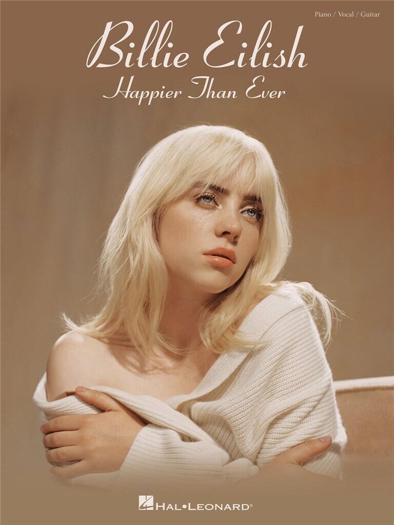 Billie Eilish - Happier Than Ever Piano chant guitare Songbook English : photo 1