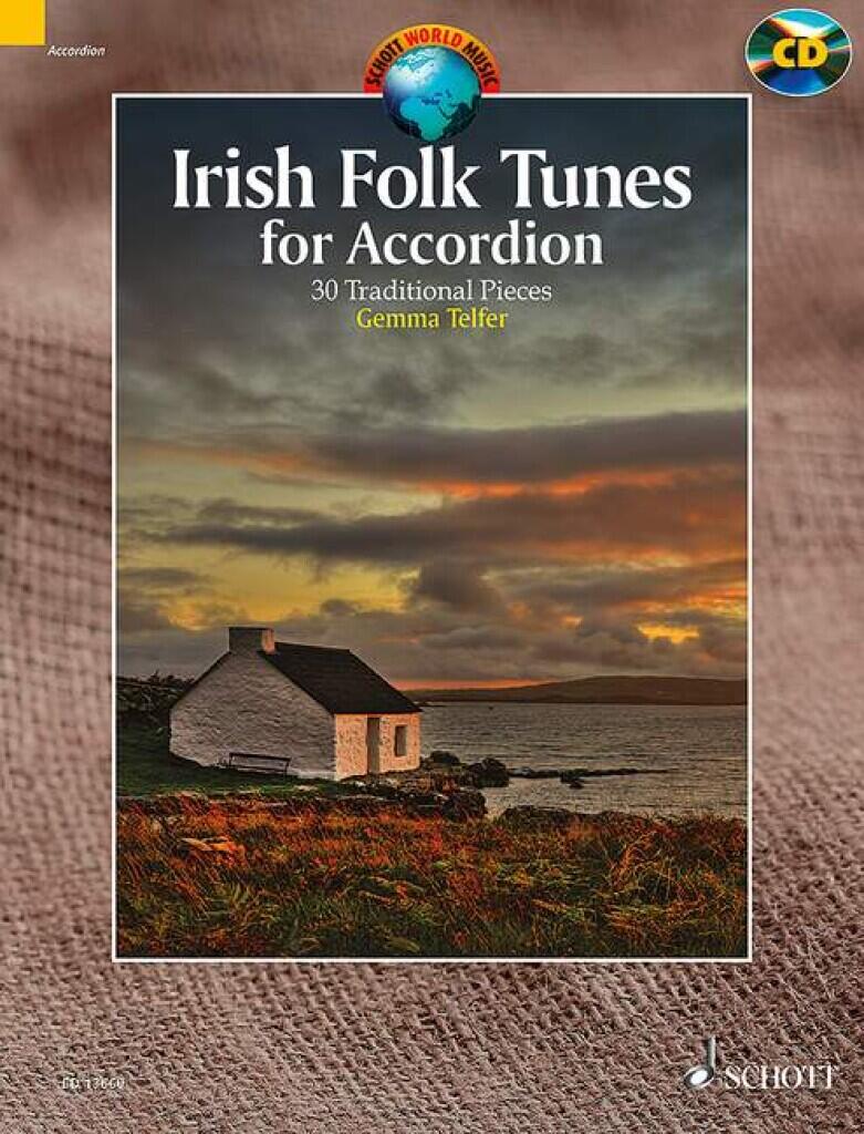 Schott Music Irish Folk Tunes for Accordion 30 Traditional Pieces  Gemma Telfer  Akkordeon English-German-French / 30 Traditional Pieces : photo 1