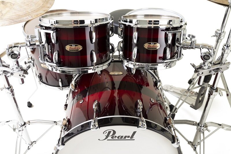 Pearl Master Reserve MRV 2014BX/1007T/1208T/1412F Red Burst Triband : photo 1