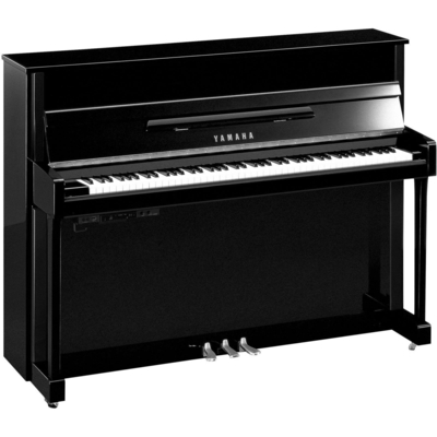 Yamaha Pianos Silent B2 SC3 PEC Silent Noir poli-brillant Chrome 113 cm
