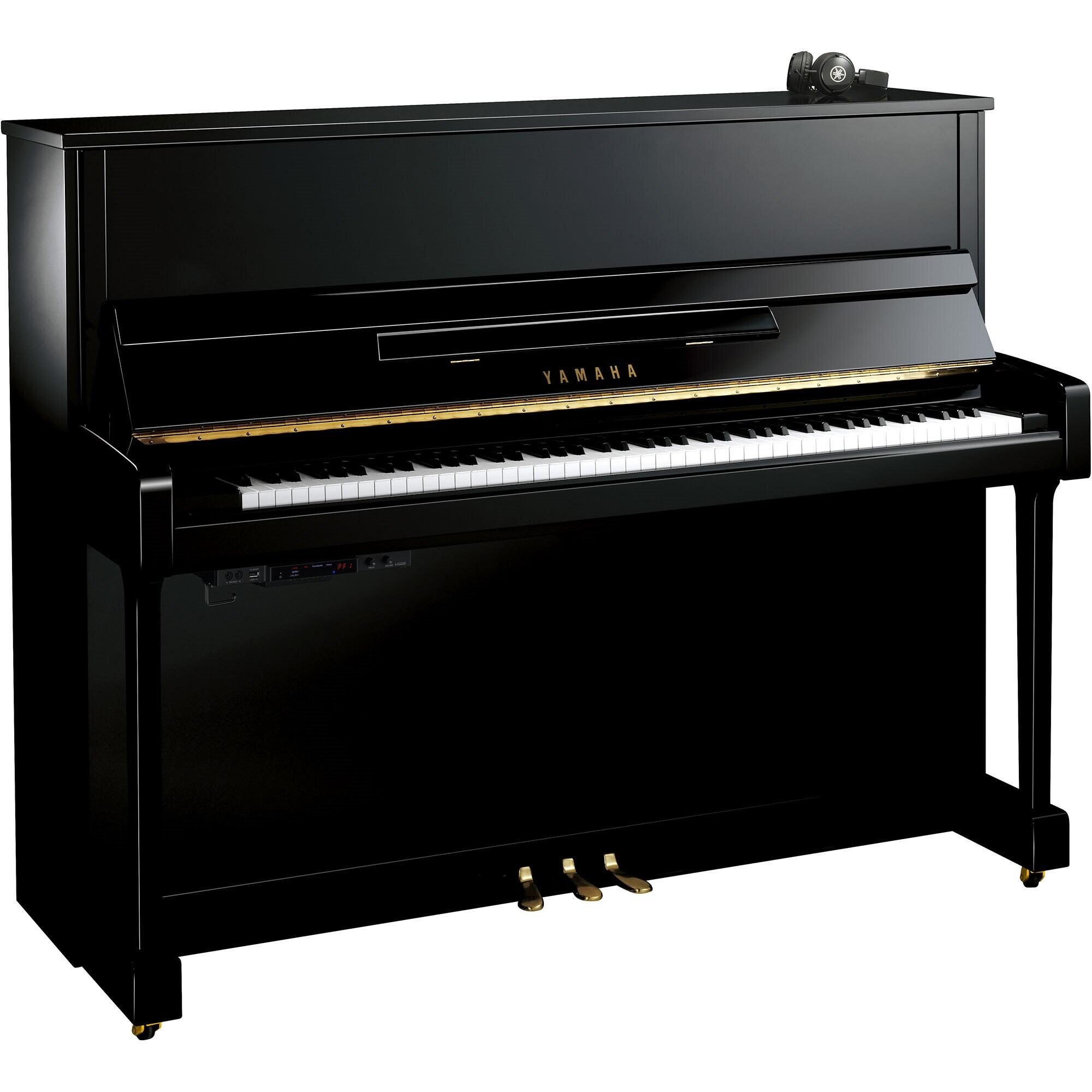 Yamaha Pianos Silent B3 SC3 PE Silent Noir polir-brillant 121cm