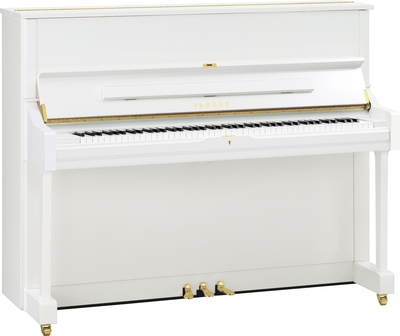 Yamaha Pianos Silent U1 SH3 PWH Silent Glossy White 121 cm