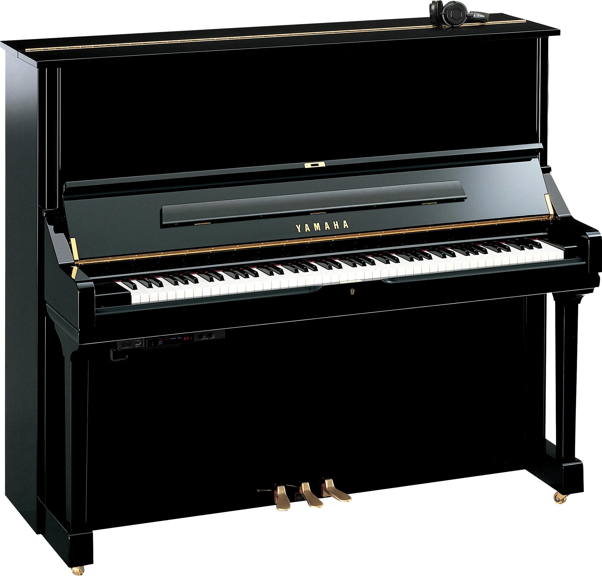 Yamaha Pianos Silent U3 SH3 PE Silent Noir poli-brillant 131 cm : miniature 1