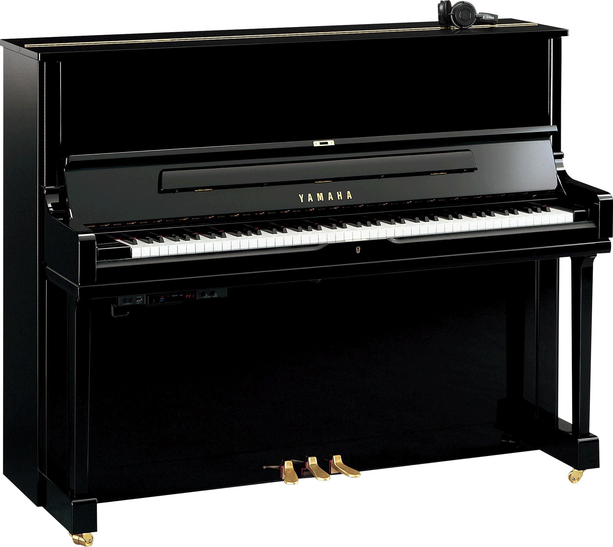 Yamaha Pianos Silent YUS1 SH3 PE Silent Noir poli-brillant 121 cm : photo 1