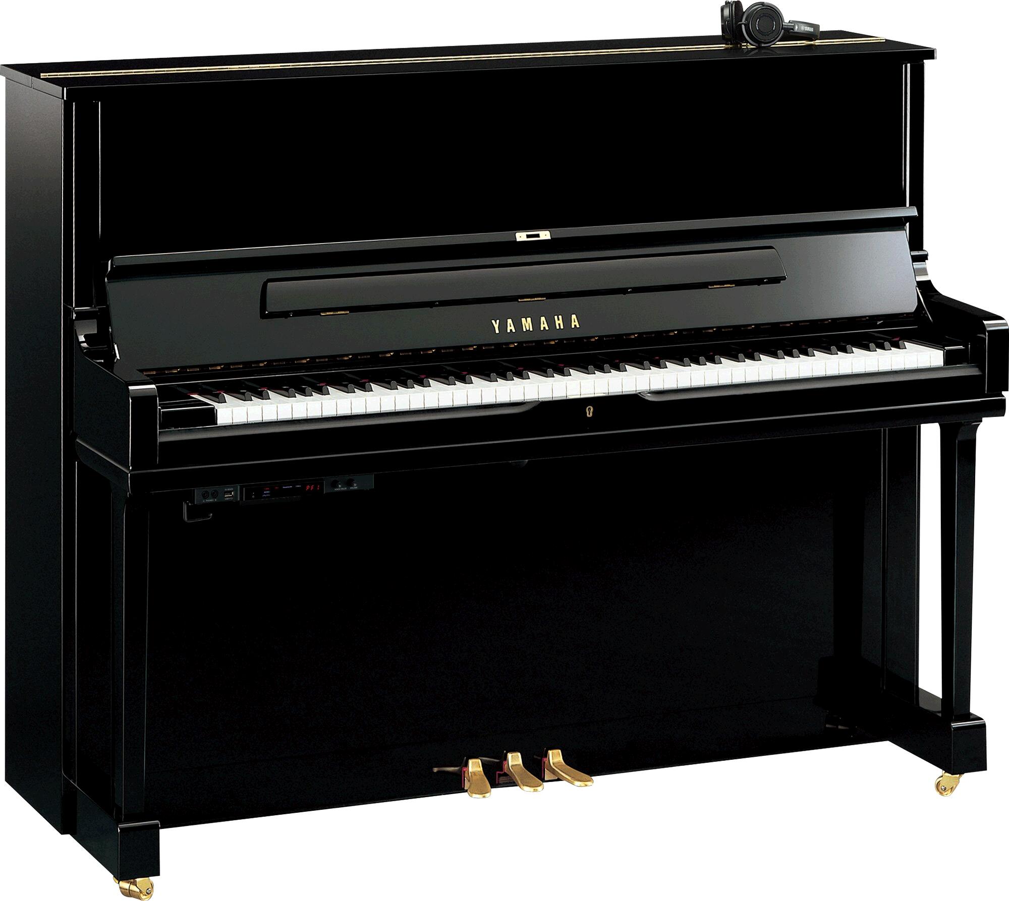 Yamaha Pianos Silent YUS1 SH3 PE Silent Noir poli-brillant 121 cm