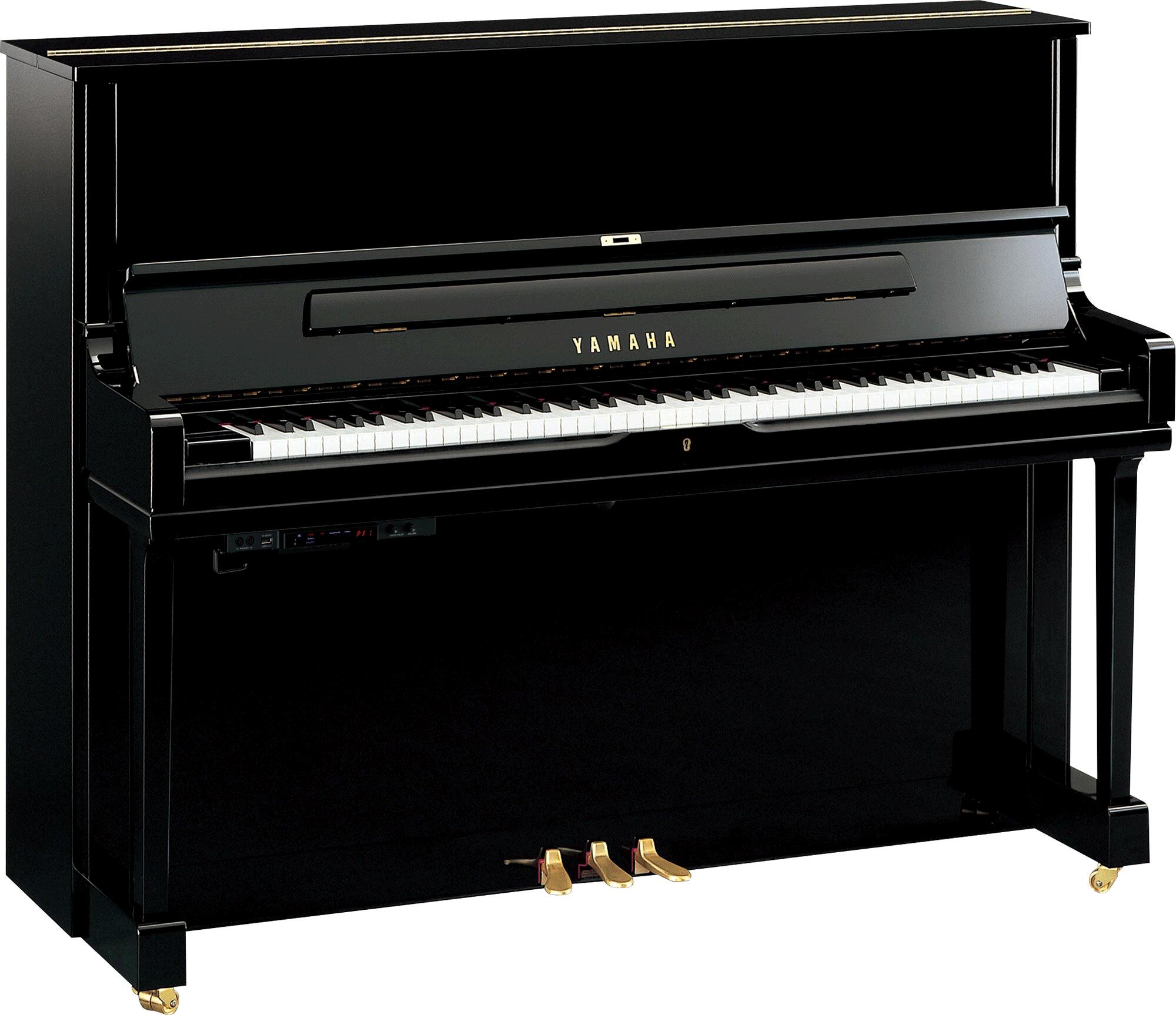 Yamaha Pianos Transacoustic YUS1 TA3 PE TransAcoustic Noir poli-brillant 121 cm : photo 1