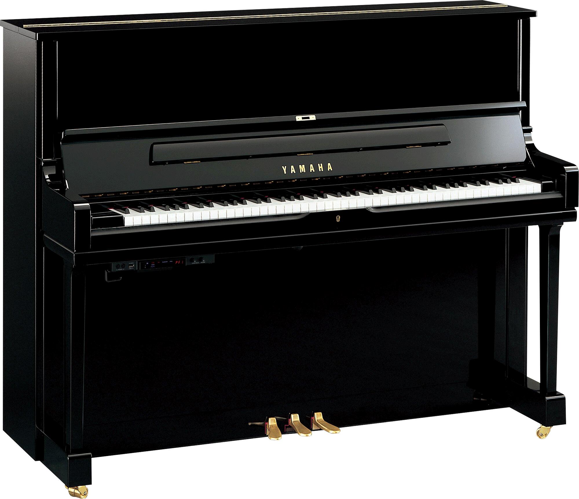 Yamaha Pianos Transacoustic YUS1 TA3 PE TransAcoustic Noir poli-brillant 121 cm