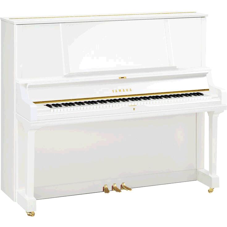 Yamaha Pianos Silent YUS5 SH3 PWH Silent Blanc poli-brillant 131 cm : miniature 1