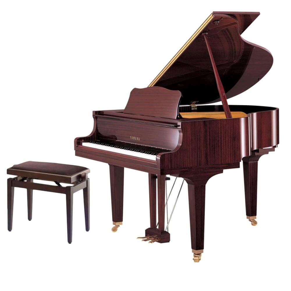 Yamaha Pianos Transacoustic GC1 TA3 PM TransAcoustic Acajou poli-brillant 161 cm : miniature 1