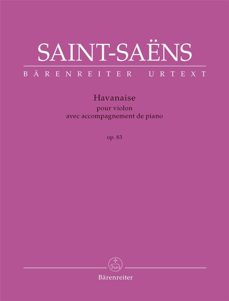 Bärenreiter Havanaise Op.83 Camille Saint-Sans  Violine und Klavier : photo 1