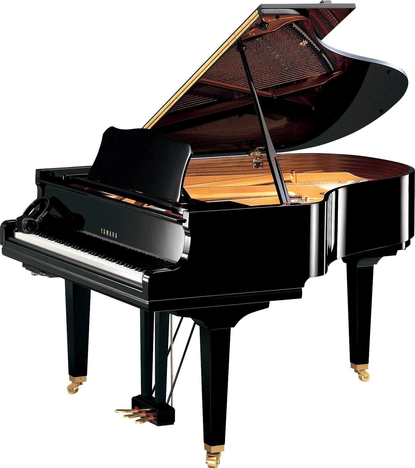 Yamaha Pianos Silent GC2 SH3 PE Noir poli-brillant 173 cm : photo 1