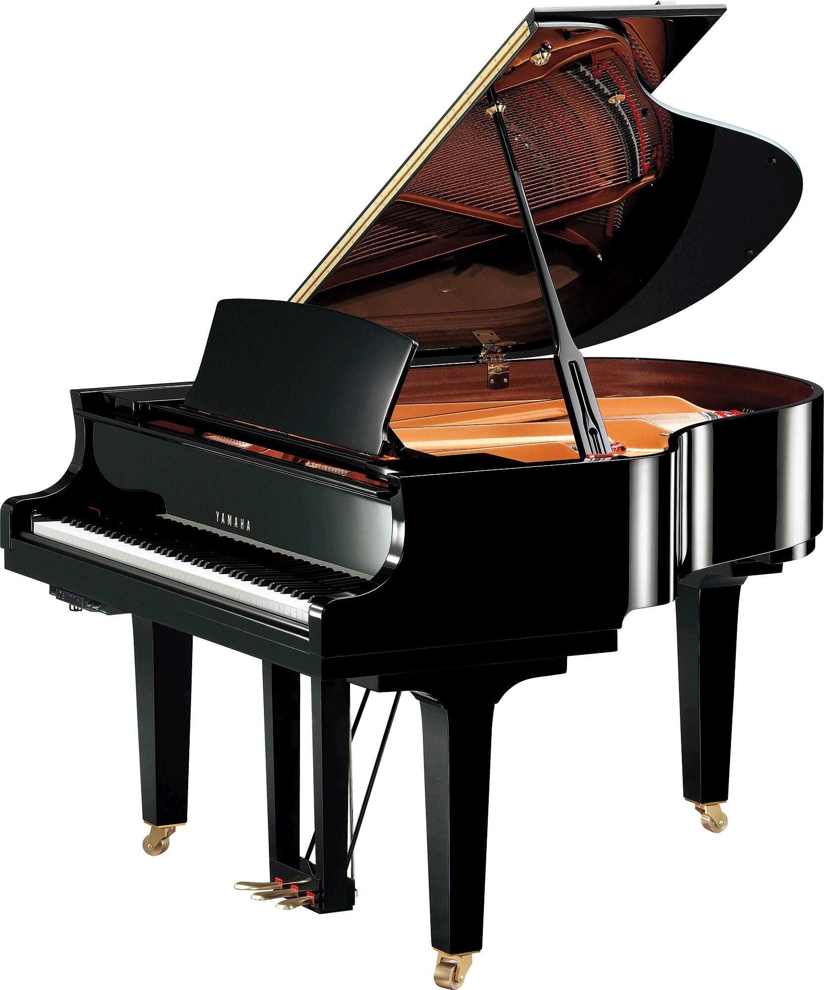 Yamaha Pianos Transacoustic C1X TA3 PE TransAcoustic Noir poli-brillant 161 cm : miniature 1