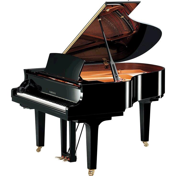 Yamaha Pianos Silent C2X SH3 PE Noir poli-brillant 173 cm : photo 1