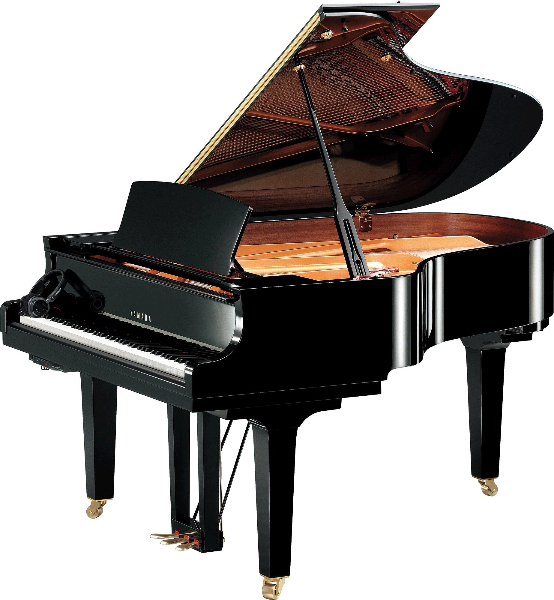 Yamaha Pianos Silent C3X SH3 PE Noir poli-brillant 186 cm : photo 1