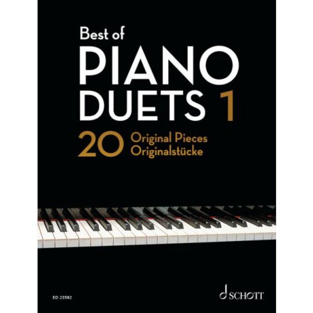 Schott Music Best of Piano Duets 1 20 Originalstücke Hans-Günter Heumann Piano 4 Hands German-English / 20 Originalstücke : photo 1