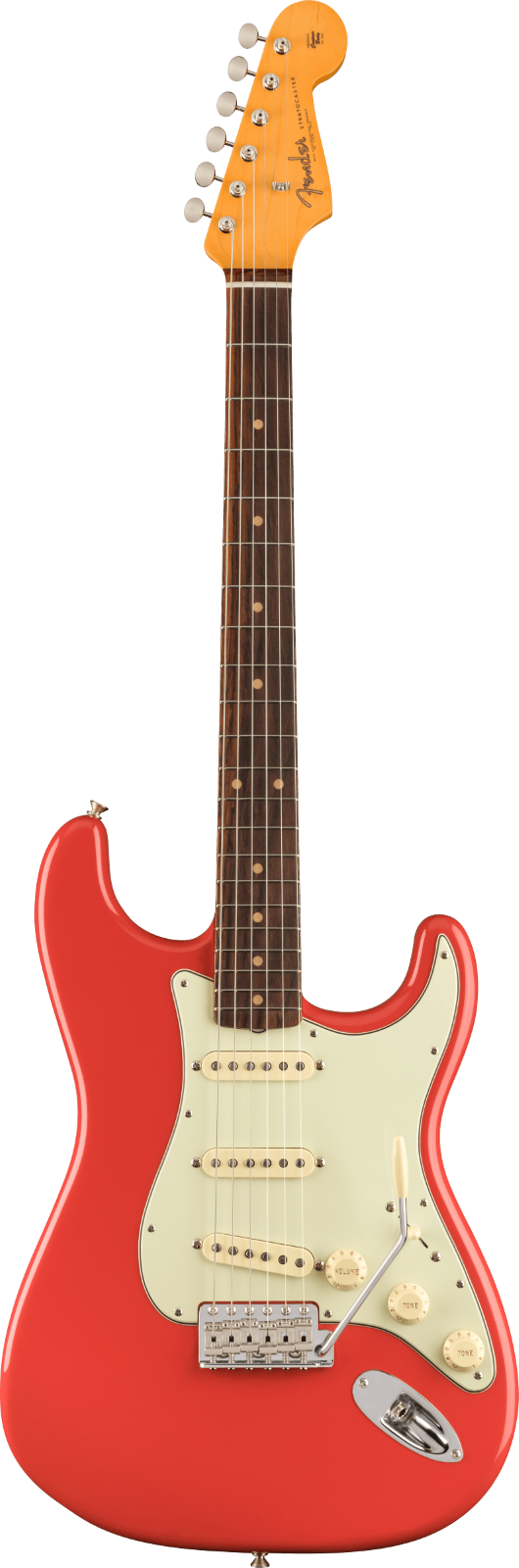 Fender American Vintage II 1961 Stratocaster, Rosewood Fingerboard, Fiesta Red : miniature 1