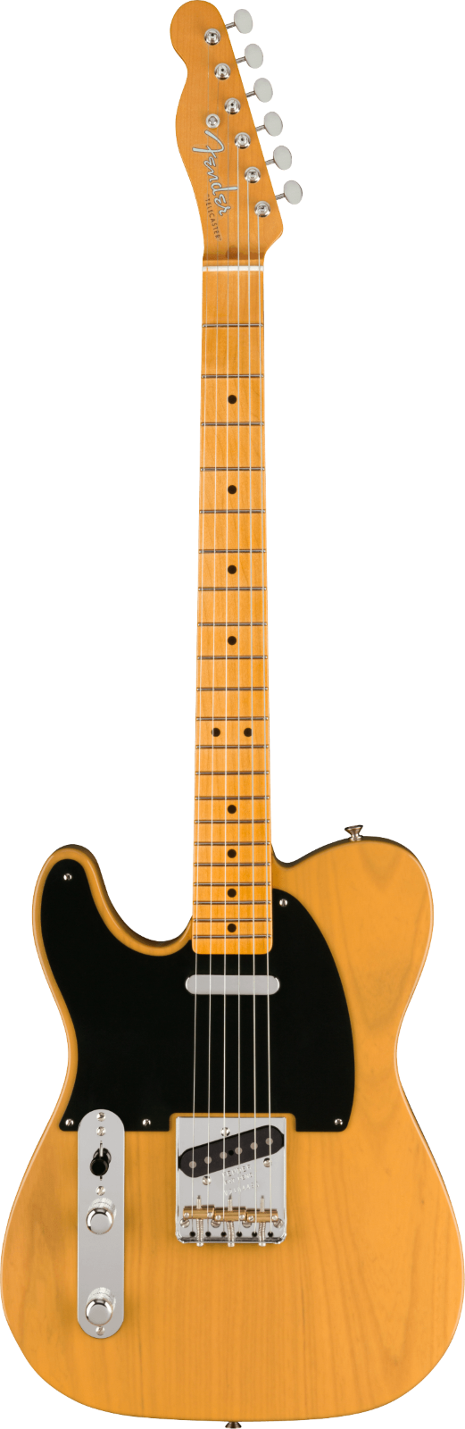 Fender American Vintage II 1951 Telecaster Left-Hand, Maple Fingerboard, Butterscotch Blonde : photo 1