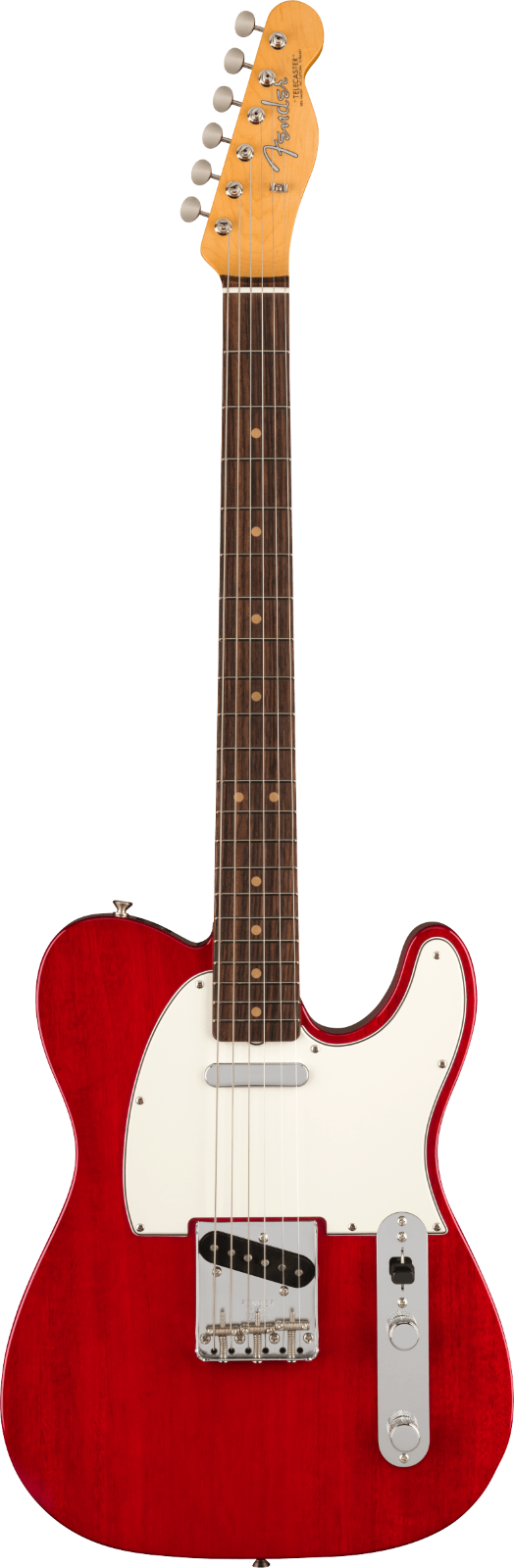 Fender American Vintage II 1963 Telecaster, Rosewood Fingerboard, Crimson Red Transparent : miniature 1