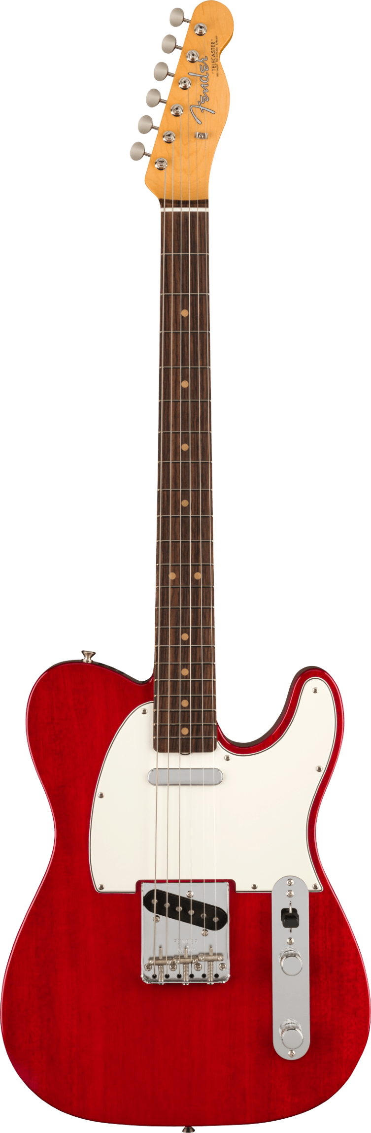 Fender American Vintage II 1963 Telecaster Rosewood Fingerboard Crimson Red Transparent