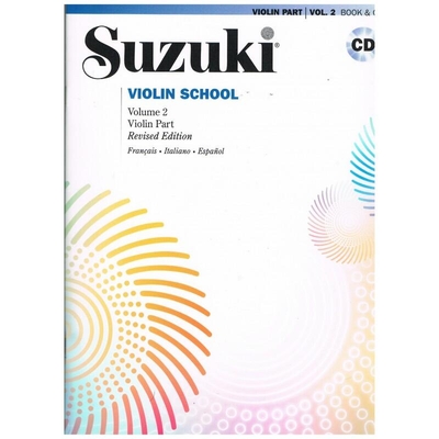 Suzuki Violin School 2 + CD (Italian/French/Spanish)