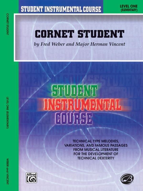 Cornet Student 1  F. Weber S. Vincent  Cornet English : photo 1
